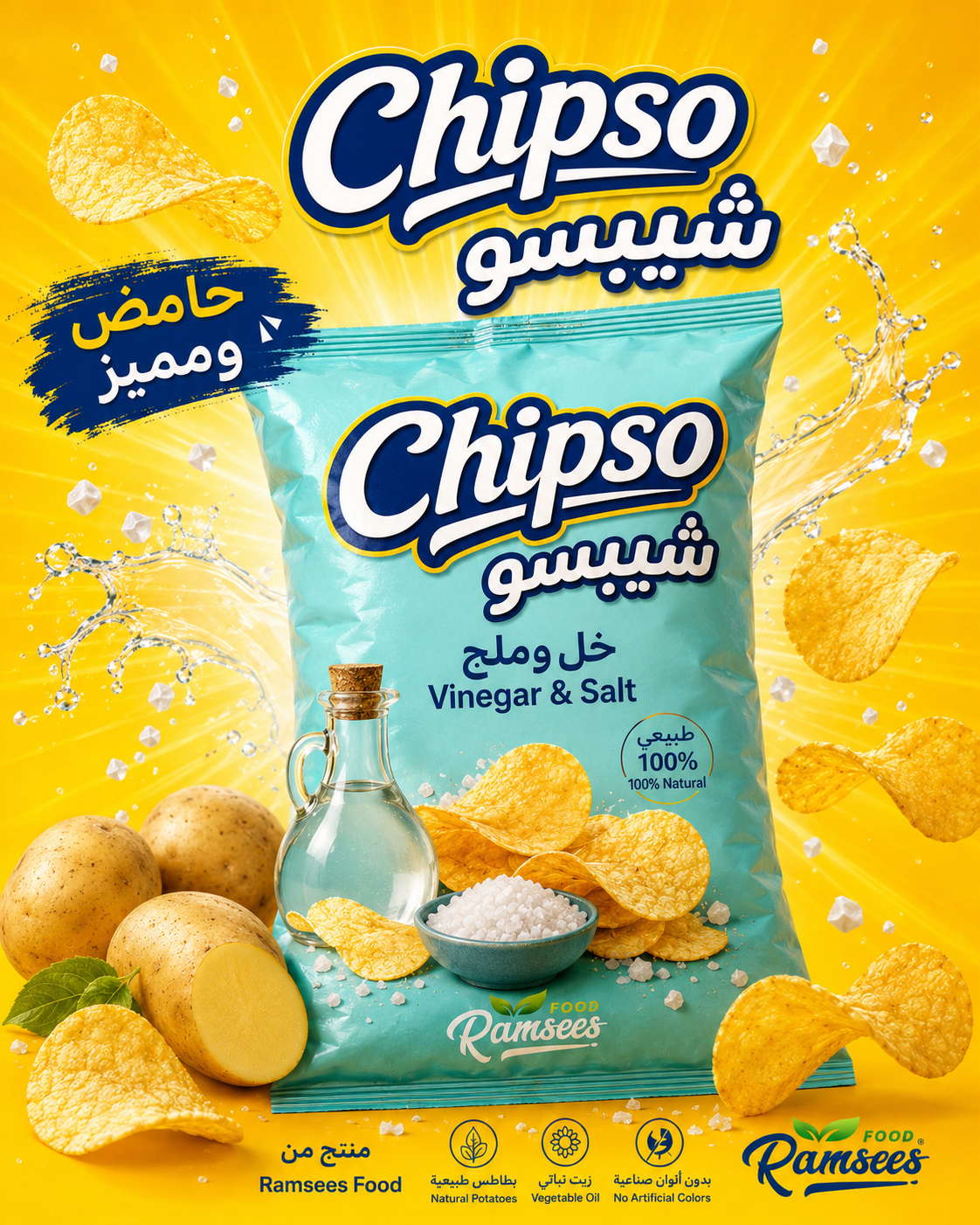 شيبسو خل وملح