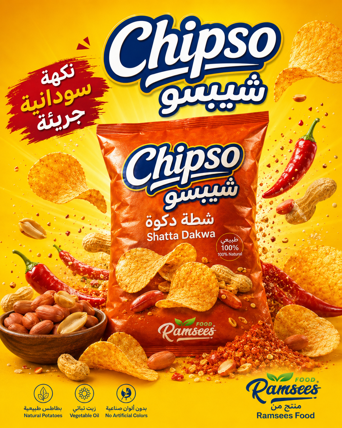شيبسو شطة دكوة