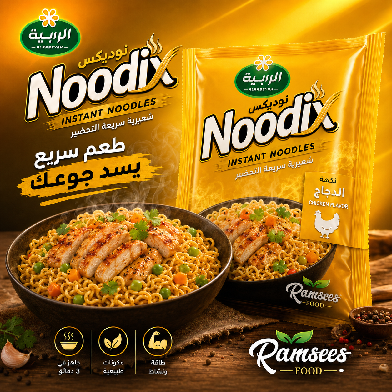 Noodix نكهة الدجاج