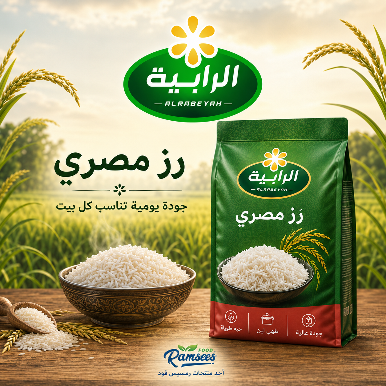 الرابية أرز مصري — أرز بالجملة