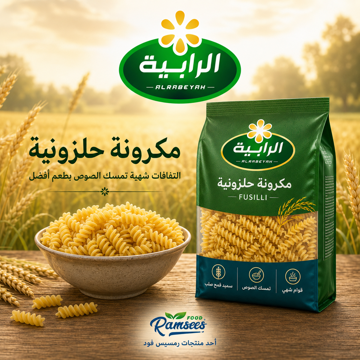 مكرونة حلزونية