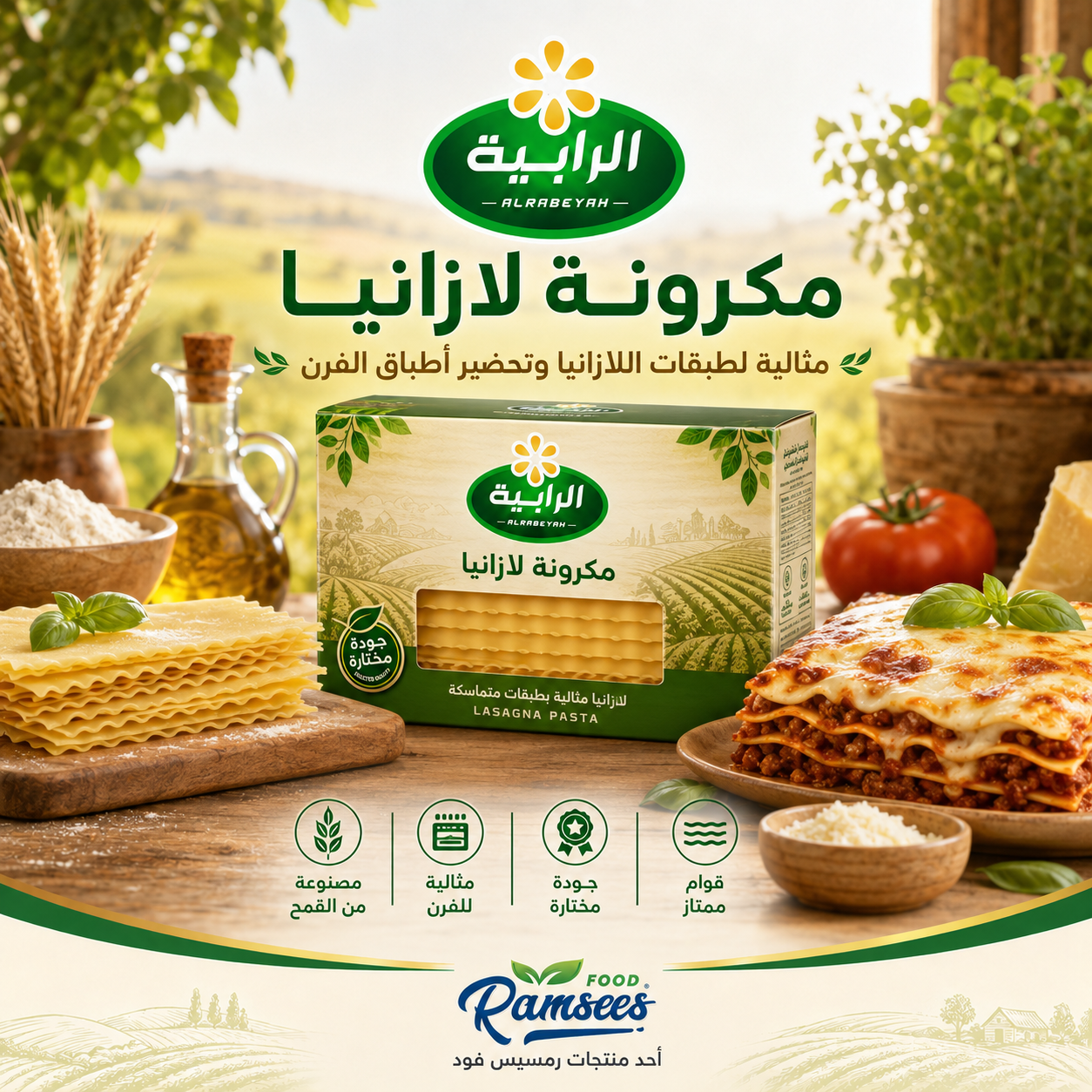 مكرونة لازانيا