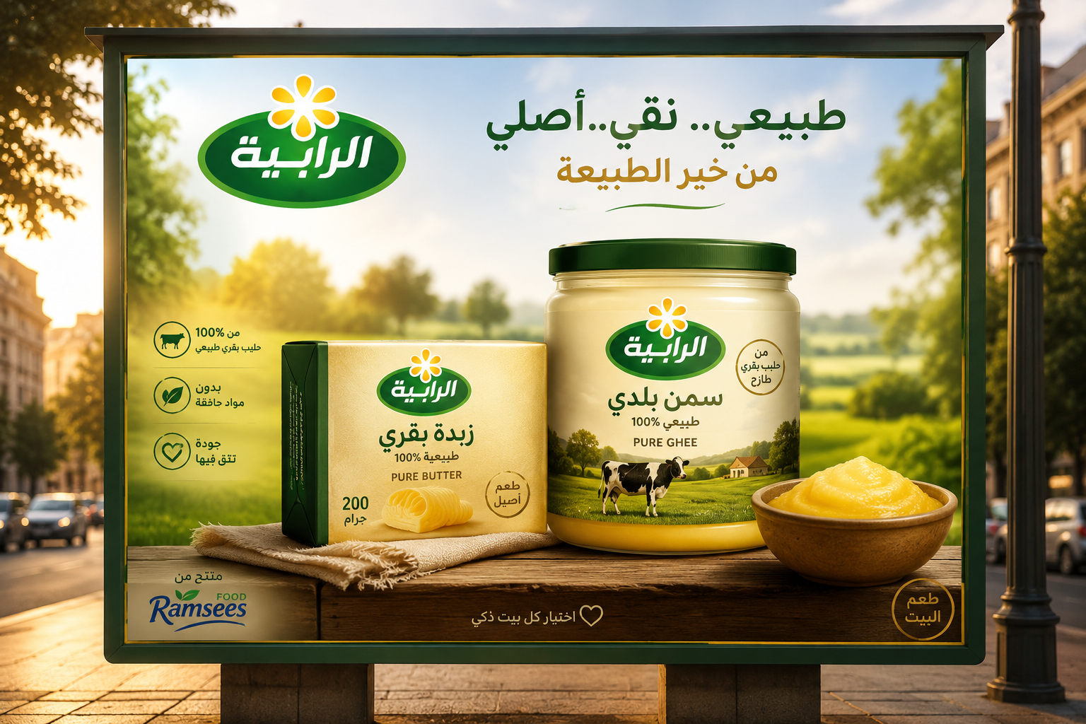 زبدة وسمن الرابية